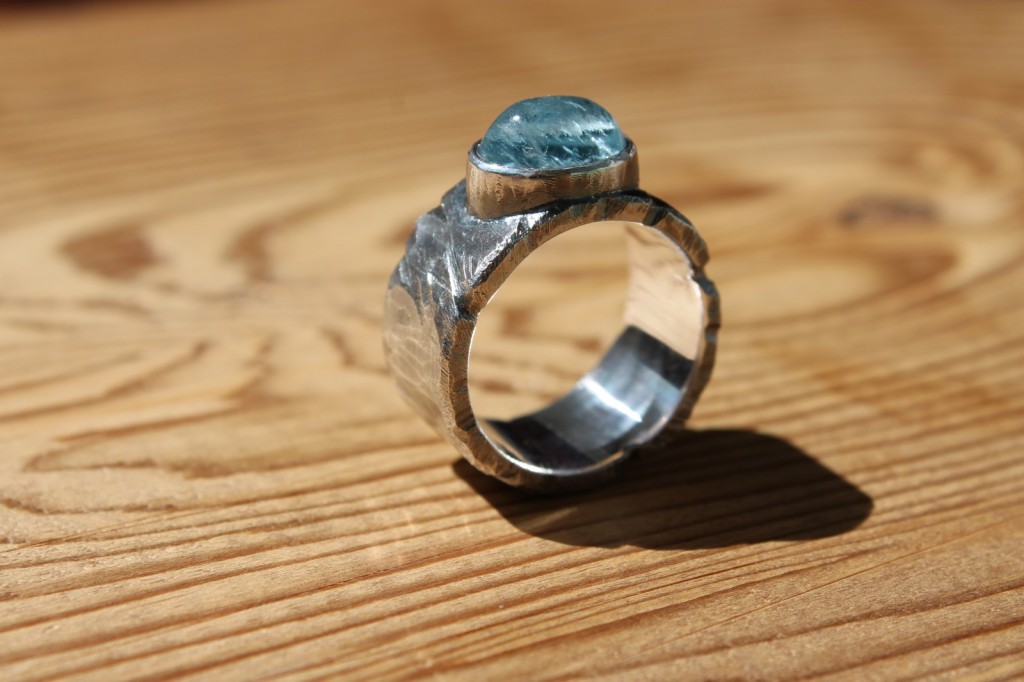 Ring met Aquamarijn