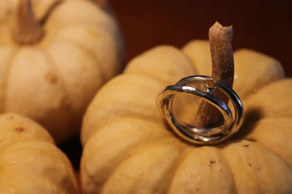 dubbele ring met citrien