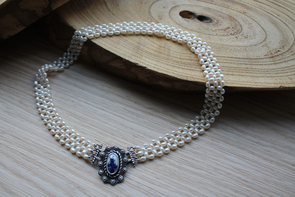 Zilver molentje collier